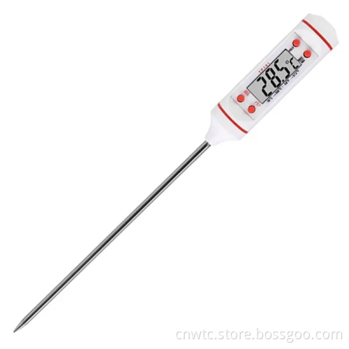 Digital Stainless Steel Instant Read Thermometer: Accurate Food Temperature Gauge Tester
